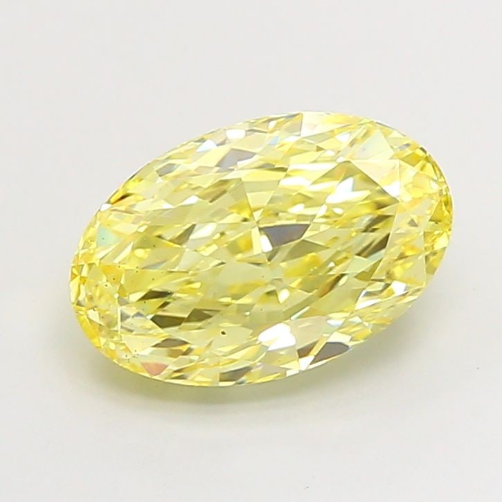 Loose Diamond - OVAL 3.01ct Fancy Intense Yellow VS2: Loose Diamond - OVAL 3.01ct Fancy Intense Yellow VS2 Source: This is a real non-mined Diamond that has been grown in a lab Shape: OVAL Carats: 3.01 Color: Fancy Intense Yellow Certification: IGI Video