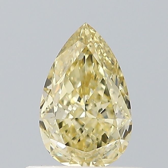 Loose Diamond - PEAR 0.52ct Fancy Yellow VVS2: Loose Diamond - PEAR 0.52ct Fancy Yellow VVS2 Source: This is a real non-mined Diamond that has been grown in a lab Shape: PEAR Carats: 0.52 Color: Fancy Yellow Certification: IGI Video: