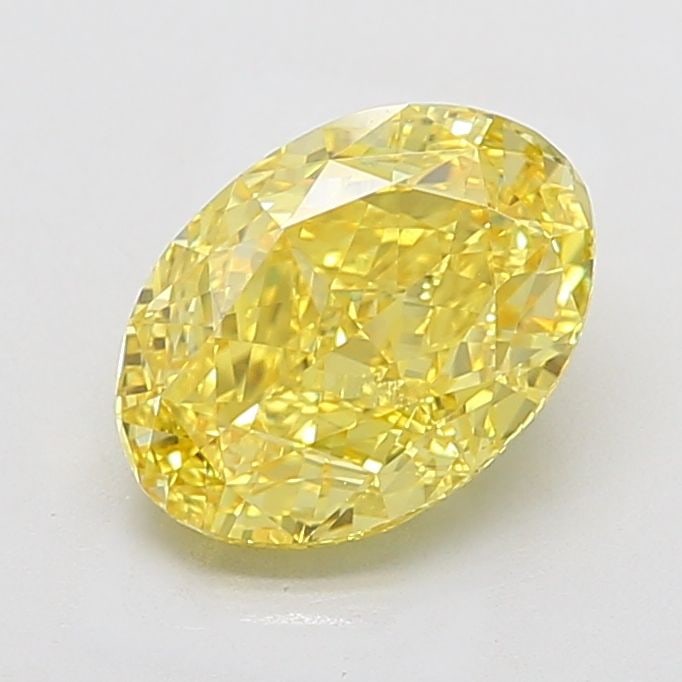 Loose Diamond - OVAL 4.09ct Fancy Vivid Yellow VVS2: Loose Diamond - OVAL 4.09ct Fancy Vivid Yellow VVS2 Source: This is a real non-mined Diamond that has been grown in a lab Shape: OVAL Carats: 4.09 Color: Fancy Vivid Yellow Certification: IGI Video: