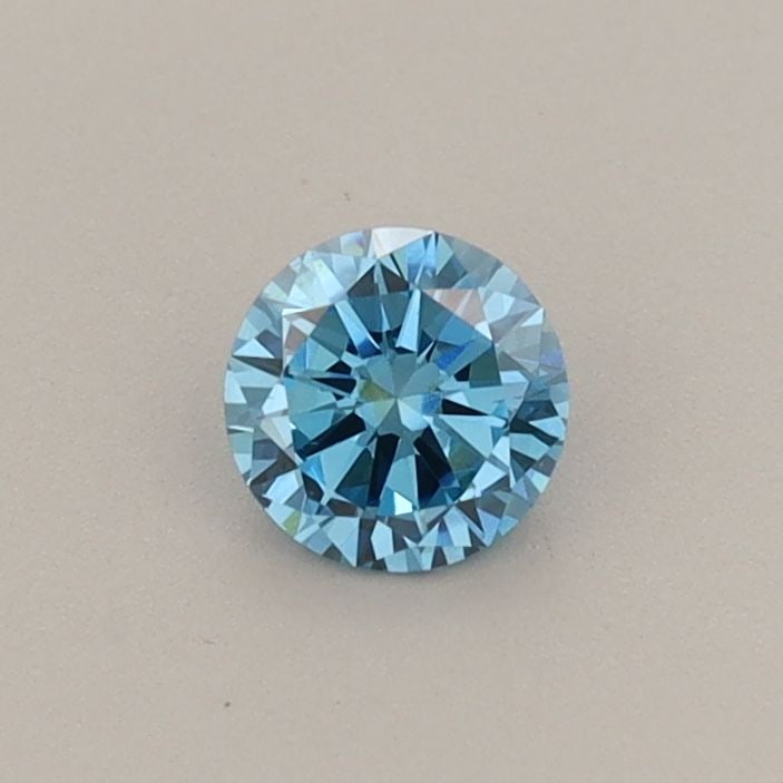 Loose Diamond - ROUND 0.27ct Fancy Vivid Blue VS1: Loose Diamond - ROUND 0.27ct Fancy Vivid Blue VS1 Source: This is a real non-mined Diamond that has been grown in a lab Shape: ROUND Carats: 0.27 Color: Fancy Vivid Blue Certification: IGI Video: