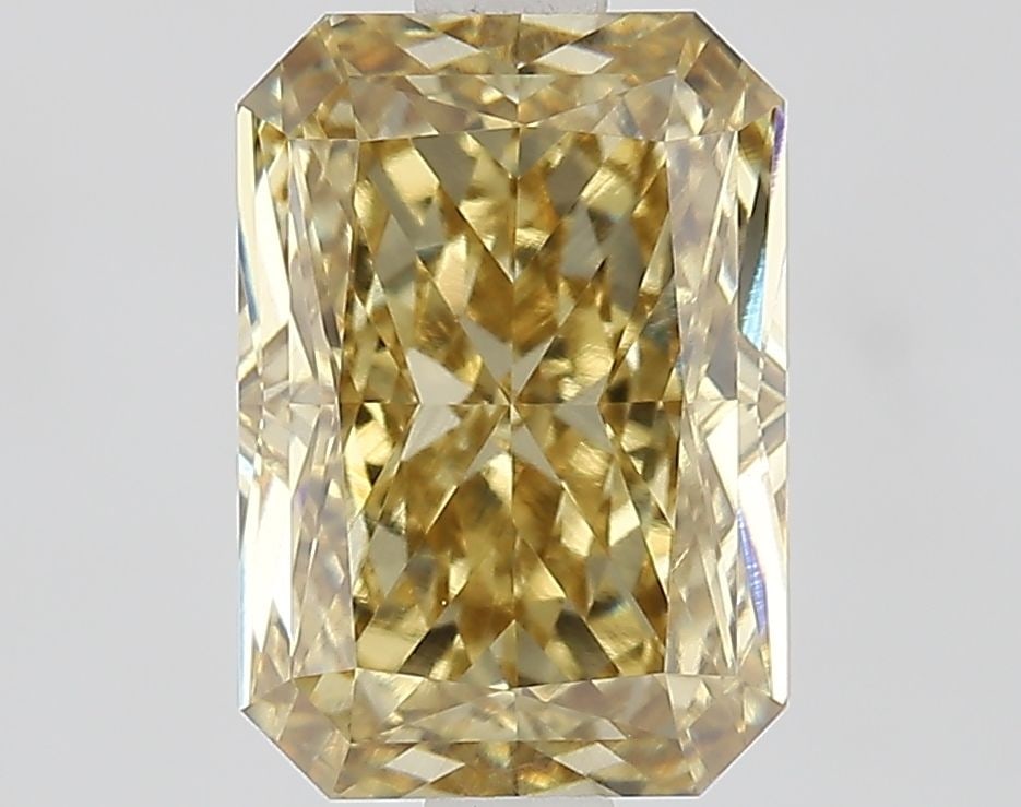 Loose Diamond - RADIANT 2.1ct Fancy Intense Yellow VVS2: Loose Diamond - RADIANT 2.1ct Fancy Intense Yellow VVS2 Source: This is a real non-mined Diamond that has been grown in a lab Shape: RADIANT Carats: 2.1 Color: Fancy Intense Yellow Certification: IGI 