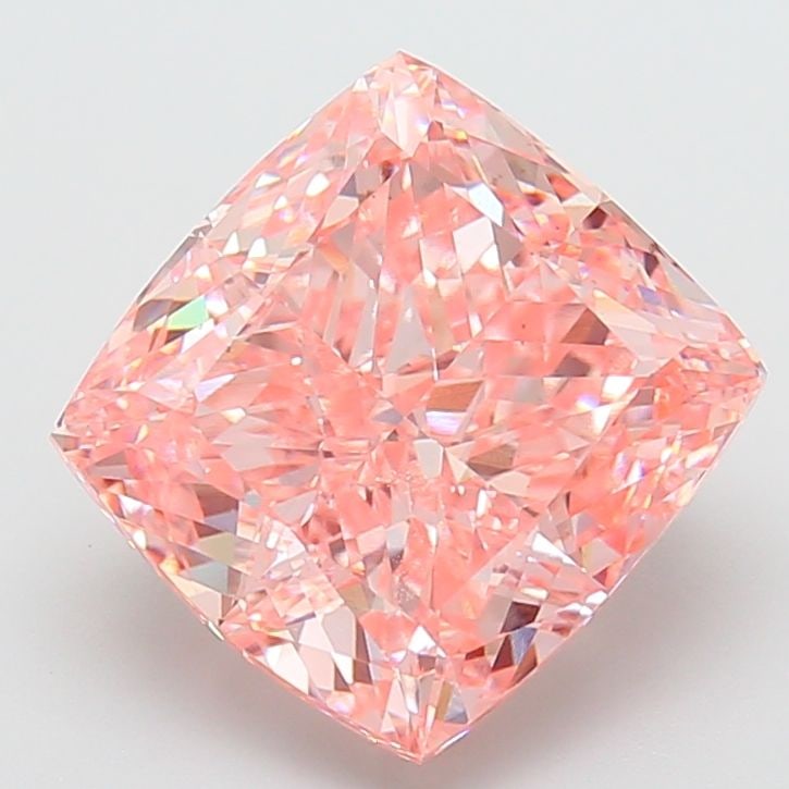 Loose Diamond - CUSHION MODIFIED 7.51ct Fancy Vivid Pink VS1: Loose Diamond - CUSHION MODIFIED 7.51ct Fancy Vivid Pink VS1 Source: This is a real non-mined Diamond that has been grown in a lab Shape: CUSHION MODIFIED Carats: 7.51 Color: Fancy Vivid Pink Certific