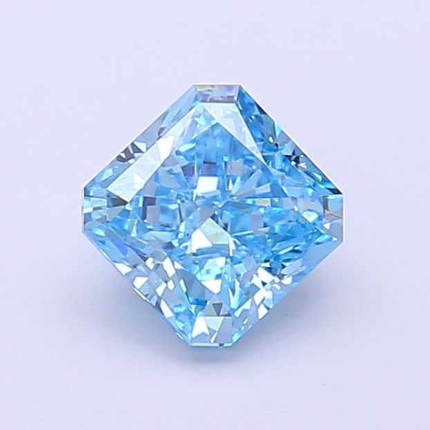Loose Diamond - SQUARE RADIANT 1.13ct Fancy Vivid Blue VS2: Loose Diamond - SQUARE RADIANT 1.13ct Fancy Vivid Blue VS2 Source: This is a real non-mined Diamond that has been grown in a lab Shape: SQUARE RADIANT Carats: 1.13 Color: Fancy Vivid Blue Certificatio