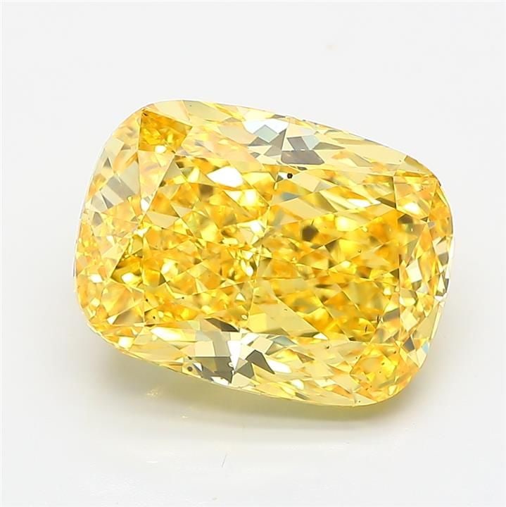 Loose Diamond - CUSHION MODIFIED 6.51ct Fancy Vivid Yellow VS2: Loose Diamond - CUSHION MODIFIED 6.51ct Fancy Vivid Yellow VS2 Source: This is a real non-mined Diamond that has been grown in a lab Shape: CUSHION MODIFIED Carats: 6.51 Color: Fancy Vivid Yellow Cert