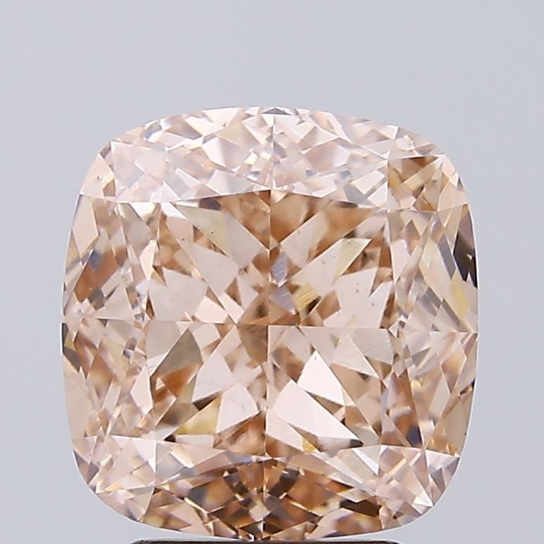 Loose Diamond - CUSHION MODIFIED 3.53ct Fancy Light Brown VS1: Loose Diamond - CUSHION MODIFIED 3.53ct Fancy Light Brown VS1 Source: This is a real non-mined Diamond that has been grown in a lab Shape: CUSHION MODIFIED Carats: 3.53 Color: Fancy Light Brown Certif