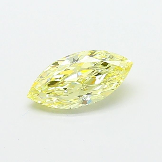 Loose Diamond - MARQUISE 1.08ct Fancy Yellow VVS2: Loose Diamond - MARQUISE 1.08ct Fancy Yellow VVS2 Source: This is a real non-mined Diamond that has been grown in a lab Shape: MARQUISE Carats: 1.08 Color: Fancy Yellow Certification: IGI Video: