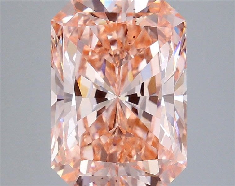 Loose Diamond - RADIANT 5.01ct Fancy Vivid Pink VS2: Loose Diamond - RADIANT 5.01ct Fancy Vivid Pink VS2 Source: This is a real non-mined Diamond that has been grown in a lab Shape: RADIANT Carats: 5.01 Color: Fancy Vivid Pink Certification: IGI Video: