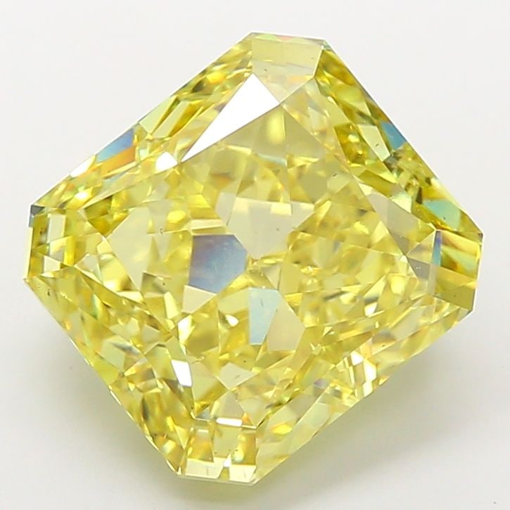 Loose Diamond - RADIANT 10.03ct Fancy Intense Yellow VS2: Loose Diamond - RADIANT 10.03ct Fancy Intense Yellow VS2 Source: This is a real non-mined Diamond that has been grown in a lab Shape: RADIANT Carats: 10.03 Color: Fancy Intense Yellow Certification: I