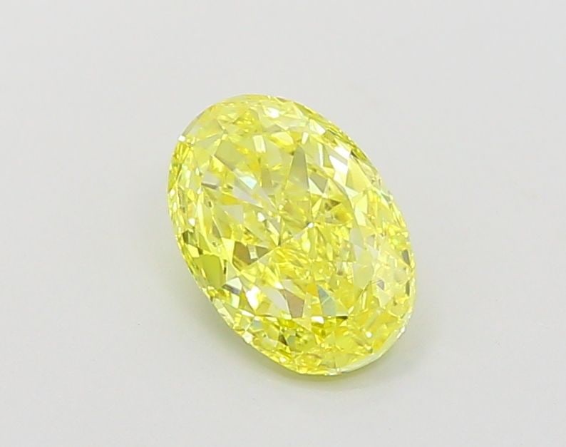 Loose Diamond - OVAL 1.0ct Fancy Vivid Yellow VVS1: Loose Diamond - OVAL 1.0ct Fancy Vivid Yellow VVS1 Source: This is a real non-mined Diamond that has been grown in a lab Shape: OVAL Carats: 1.0 Color: Fancy Vivid Yellow Certification: IGI Video: