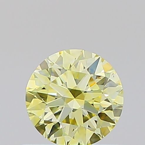 Ideal Loose Diamond - ROUND 0.5ct Fancy Light Yellow VS1: Ideal Loose Diamond - ROUND 0.5ct Fancy Light Yellow VS1 Source: This is a real non-mined Diamond that has been grown in a lab Shape: ROUND Carats: 0.5 Color: Fancy Light Yellow Certification: IGI Vid