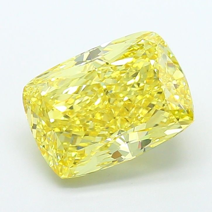 Loose Diamond - CUSHION MODIFIED 6.05ct Fancy Vivid Yellow VS1: Loose Diamond - CUSHION MODIFIED 6.05ct Fancy Vivid Yellow VS1 Source: This is a real non-mined Diamond that has been grown in a lab Shape: CUSHION MODIFIED Carats: 6.05 Color: Fancy Vivid Yellow Cert