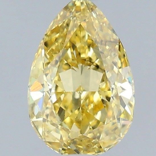 Loose Diamond - PEAR 1.09ct Fancy Vivid Yellow VS2: Loose Diamond - PEAR 1.09ct Fancy Vivid Yellow VS2 Source: This is a real non-mined Diamond that has been grown in a lab Shape: PEAR Carats: 1.09 Color: Fancy Vivid Yellow Certification: IGI Video: