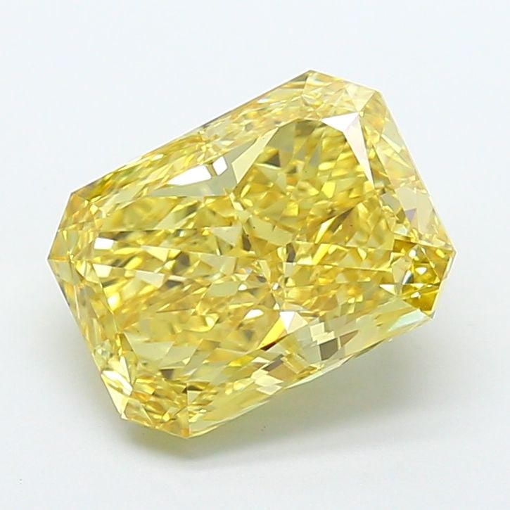 Loose Diamond - RADIANT 5.01ct Fancy Intense Yellow VS2: Loose Diamond - RADIANT 5.01ct Fancy Intense Yellow VS2 Source: This is a real non-mined Diamond that has been grown in a lab Shape: RADIANT Carats: 5.01 Color: Fancy Intense Yellow Certification: IGI