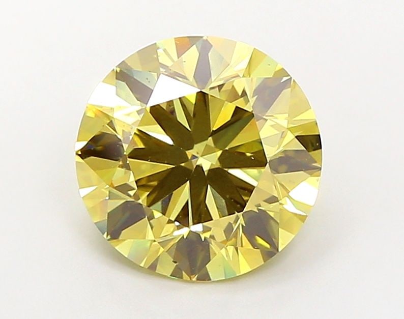 Loose Diamond - ROUND 5.01ct Fancy Intense Yellow SI1: Loose Diamond - ROUND 5.01ct Fancy Intense Yellow SI1 Source: This is a real non-mined Diamond that has been grown in a lab Shape: ROUND Carats: 5.01 Color: Fancy Intense Yellow Certification: IGI Vid