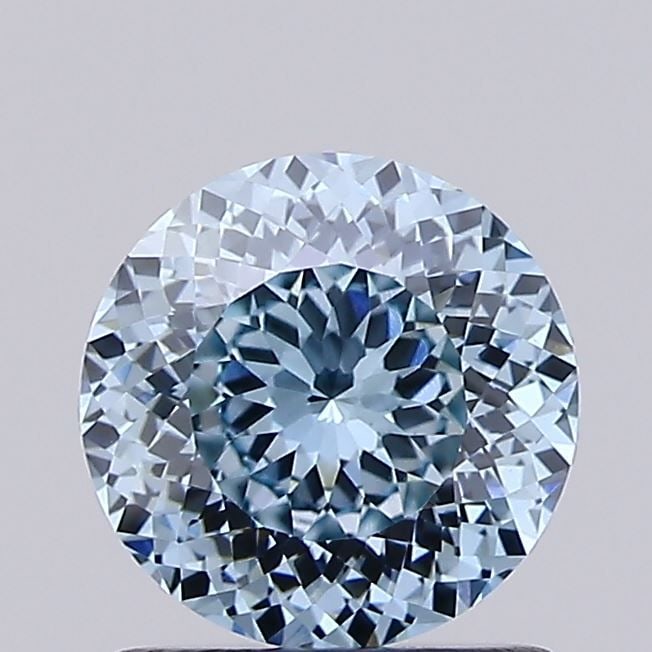 Loose Diamond - ROUND 1.03ct Fancy Vivid Blue VS1: Loose Diamond - ROUND 1.03ct Fancy Vivid Blue VS1 Source: This is a real non-mined Diamond that has been grown in a lab Shape: ROUND Carats: 1.03 Color: Fancy Vivid Blue Certification: IGI Video: