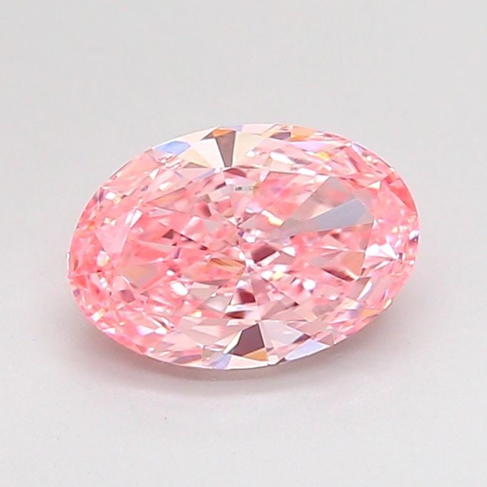 Loose Diamond - OVAL 1.24ct Fancy Vivid Pink VVS2: Loose Diamond - OVAL 1.24ct Fancy Vivid Pink VVS2 Source: This is a real non-mined Diamond that has been grown in a lab Shape: OVAL Carats: 1.24 Color: Fancy Vivid Pink Certification: IGI Video: