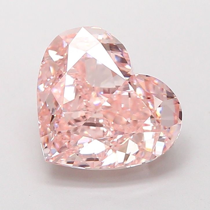 Loose Diamond - HEART 4.63ct Fancy Intense Pink VS1: Loose Diamond - HEART 4.63ct Fancy Intense Pink VS1 Source: This is a real non-mined Diamond that has been grown in a lab Shape: HEART Carats: 4.63 Color: Fancy Intense Pink Certification: IGI Video: