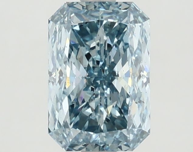 Loose Diamond - RADIANT 1.36ct Fancy Vivid Blue SI1: Loose Diamond - RADIANT 1.36ct Fancy Vivid Blue SI1 Source: This is a real non-mined Diamond that has been grown in a lab Shape: RADIANT Carats: 1.36 Color: Fancy Vivid Blue Certification: NONE Video: