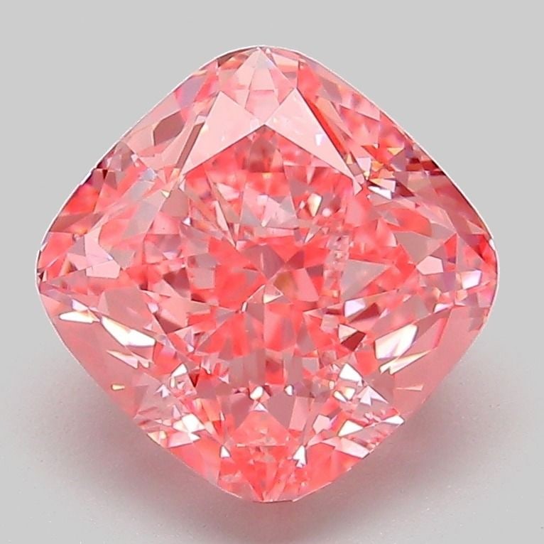 Loose Diamond - CUSHION MODIFIED 3.04ct Fancy Vivid Pink VS1: Loose Diamond - CUSHION MODIFIED 3.04ct Fancy Vivid Pink VS1 Source: This is a real non-mined Diamond that has been grown in a lab Shape: CUSHION MODIFIED Carats: 3.04 Color: Fancy Vivid Pink Certific