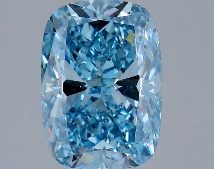 Loose Diamond - CUSHION MODIFIED 3.02ct Fancy Vivid Blue VS1: Loose Diamond - CUSHION MODIFIED 3.02ct Fancy Vivid Blue VS1 Source: This is a real non-mined Diamond that has been grown in a lab Shape: CUSHION MODIFIED Carats: 3.02 Color: Fancy Vivid Blue Certific