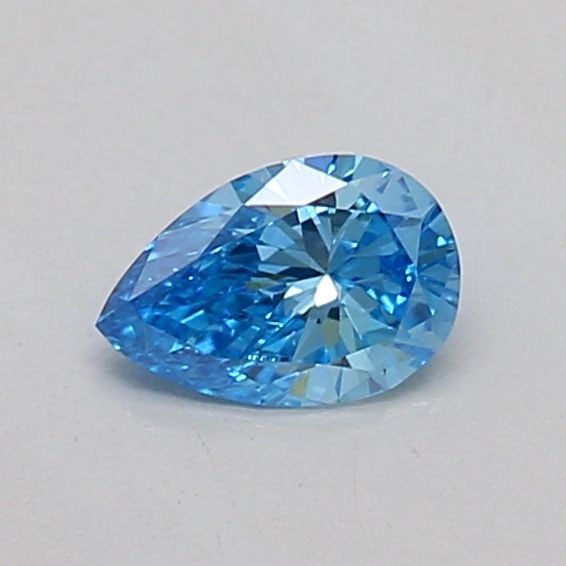 Loose Diamond - PEAR 0.17ct Fancy Vivid Blue VS1: Loose Diamond - PEAR 0.17ct Fancy Vivid Blue VS1 Source: This is a real non-mined Diamond that has been grown in a lab Shape: PEAR Carats: 0.17 Color: Fancy Vivid Blue Certification: IGI The Diamond D