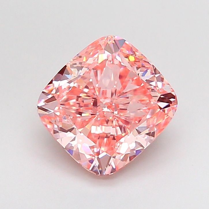 Loose Diamond - CUSHION MODIFIED 3.0ct Fancy Intense Pink VS1: Loose Diamond - CUSHION MODIFIED 3.0ct Fancy Intense Pink VS1 Source: This is a real non-mined Diamond that has been grown in a lab Shape: CUSHION MODIFIED Carats: 3.0 Color: Fancy Intense Pink Certif