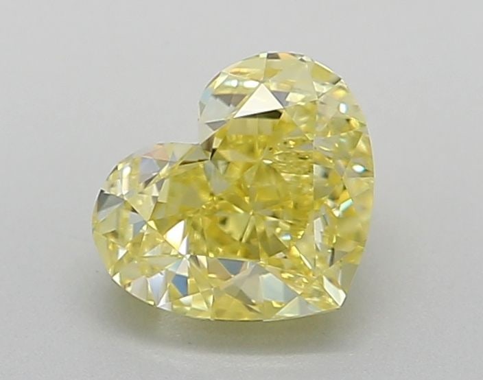 Loose Diamond - HEART 1.04ct Fancy Intense Yellow VVS2: Loose Diamond - HEART 1.04ct Fancy Intense Yellow VVS2 Source: This is a real non-mined Diamond that has been grown in a lab Shape: HEART Carats: 1.04 Color: Fancy Intense Yellow Certification: IGI Vi