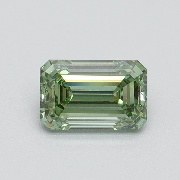 Loose Diamond - EMERALD 0.7ct Fancy Intense Green VVS2: Loose Diamond - EMERALD 0.7ct Fancy Intense Green VVS2 Source: This is a real non-mined Diamond that has been grown in a lab Shape: EMERALD Carats: 0.7 Color: Fancy Intense Green Certification: IGI Vi