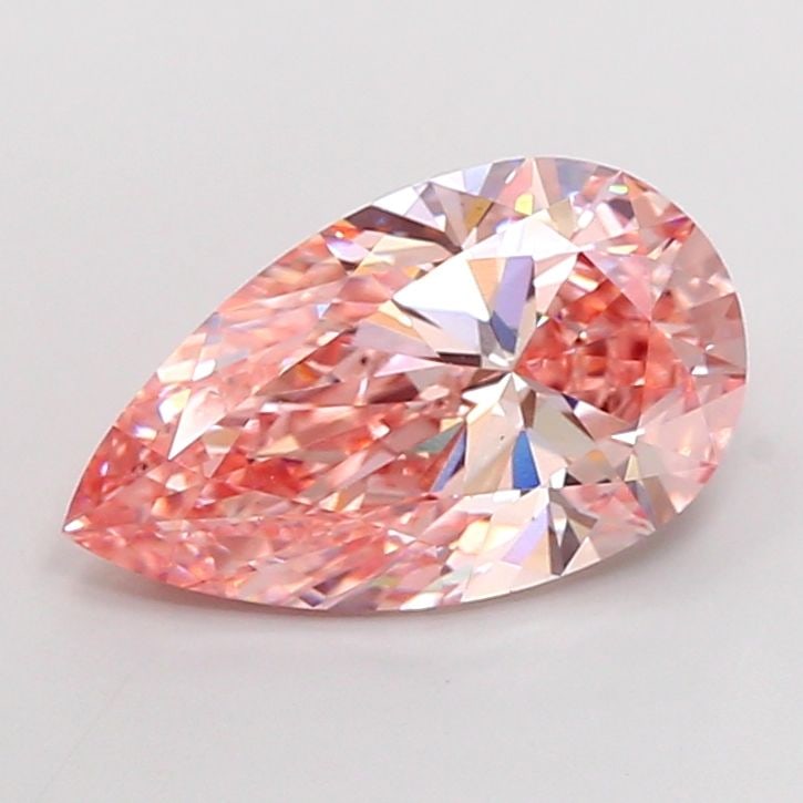 Loose Diamond - PEAR 5.01ct Fancy Vivid Pink VS1: Loose Diamond - PEAR 5.01ct Fancy Vivid Pink VS1 Source: This is a real non-mined Diamond that has been grown in a lab Shape: PEAR Carats: 5.01 Color: Fancy Vivid Pink Certification: IGI Video: