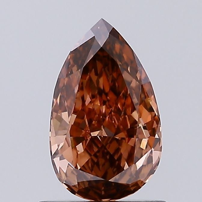 Loose Diamond - PEAR 0.81ct Fancy Brown VS2: Loose Diamond - PEAR 0.81ct Fancy Brown VS2 Source: This is a real non-mined Diamond that has been grown in a lab Shape: PEAR Carats: 0.81 Color: Fancy Brown Certification: IGI Video: