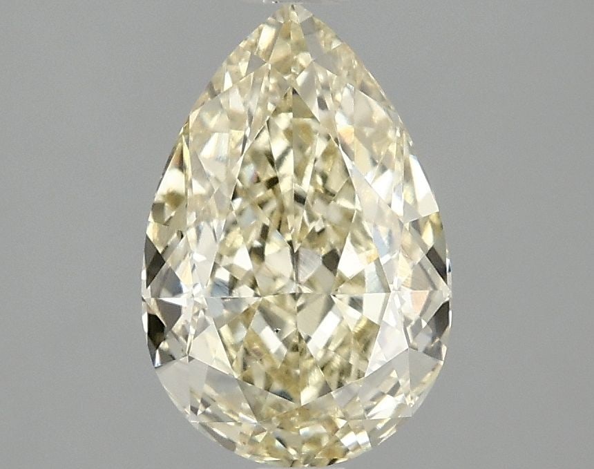 Loose Diamond - PEAR 2.1ct Fancy Intense Yellow VS1: Loose Diamond - PEAR 2.1ct Fancy Intense Yellow VS1 Source: This is a real non-mined Diamond that has been grown in a lab Shape: PEAR Carats: 2.1 Color: Fancy Intense Yellow Certification: IGI Video: