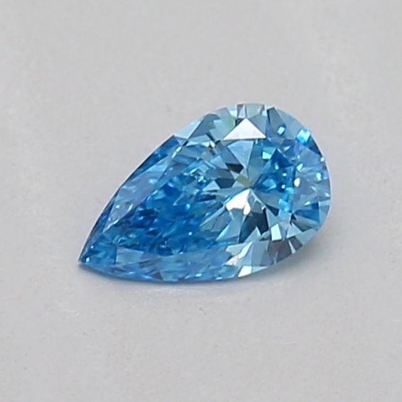Loose Diamond - PEAR 0.15ct Fancy Vivid Blue VS1: Loose Diamond - PEAR 0.15ct Fancy Vivid Blue VS1 Source: This is a real non-mined Diamond that has been grown in a lab Shape: PEAR Carats: 0.15 Color: Fancy Vivid Blue Certification: IGI The Diamond D