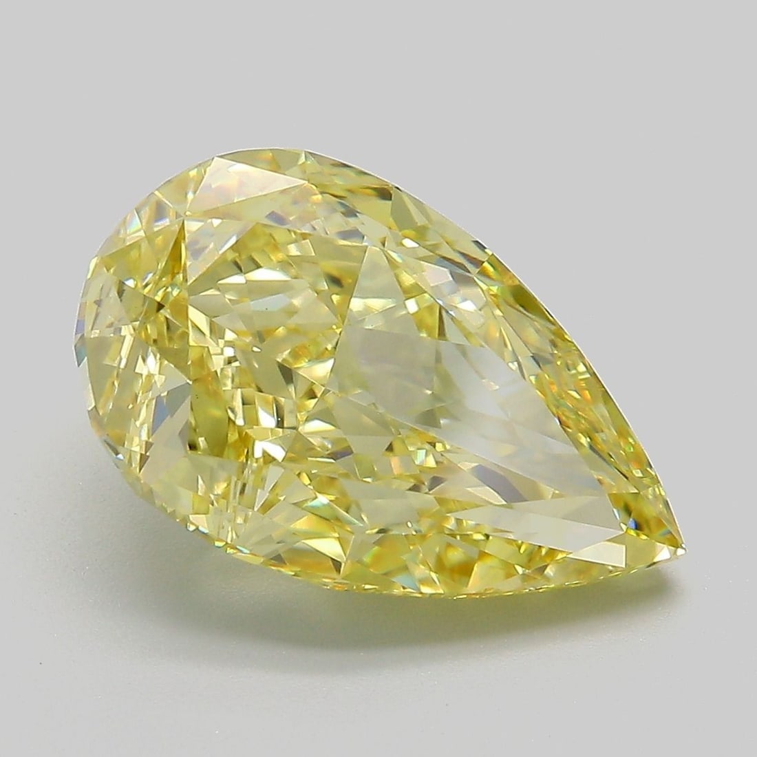 Loose Diamond - PEAR 6.55ct Fancy Intense Yellow VVS2 (1 of 1)