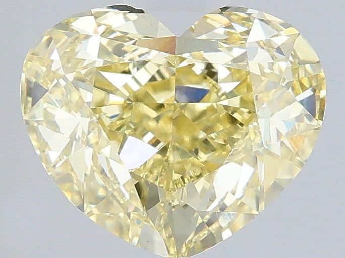 Loose Diamond - HEART 2.51ct Fancy Intense Yellow VS1: Loose Diamond - HEART 2.51ct Fancy Intense Yellow VS1 Source: This is a real non-mined Diamond that has been grown in a lab Shape: HEART Carats: 2.51 Color: Fancy Intense Yellow Certification: IGI Vid