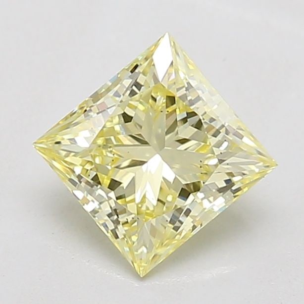 Loose Diamond - PRINCESS 1.02ct Fancy Yellow VS2: Loose Diamond - PRINCESS 1.02ct Fancy Yellow VS2 Source: This is a real non-mined Diamond that has been grown in a lab Shape: PRINCESS Carats: 1.02 Color: Fancy Yellow Certification: IGI Video: