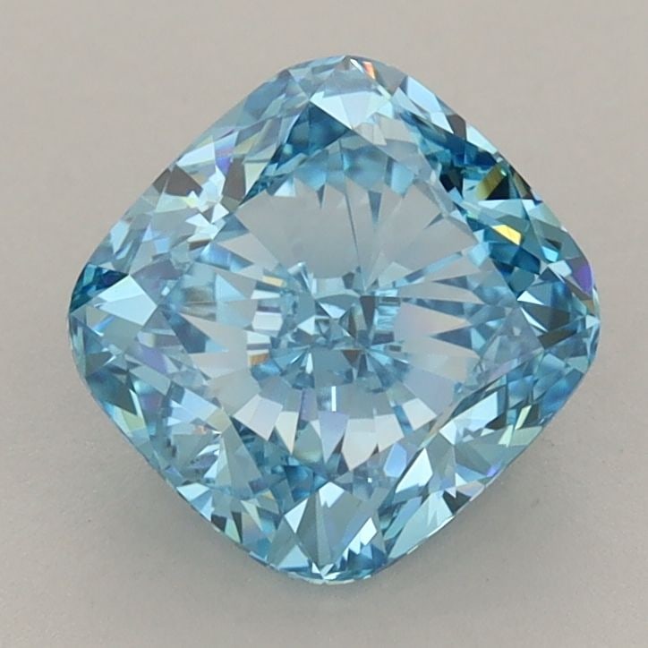 Loose Diamond - CUSHION MODIFIED 2.06ct Fancy Vivid Blue VVS2: Loose Diamond - CUSHION MODIFIED 2.06ct Fancy Vivid Blue VVS2 Source: This is a real non-mined Diamond that has been grown in a lab Shape: CUSHION MODIFIED Carats: 2.06 Color: Fancy Vivid Blue Certifi
