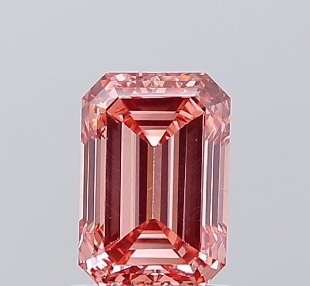 Loose Diamond - EMERALD 1.38ct Fancy Vivid Pink VS1: Loose Diamond - EMERALD 1.38ct Fancy Vivid Pink VS1 Source: This is a real non-mined Diamond that has been grown in a lab Shape: EMERALD Carats: 1.38 Color: Fancy Vivid Pink Certification: IGI Video: