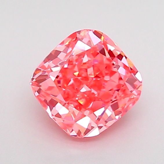 Loose Diamond - CUSHION MODIFIED 1.05ct Fancy Vivid Pink VVS2: Loose Diamond - CUSHION MODIFIED 1.05ct Fancy Vivid Pink VVS2 Source: This is a real non-mined Diamond that has been grown in a lab Shape: CUSHION MODIFIED Carats: 1.05 Color: Fancy Vivid Pink Certifi