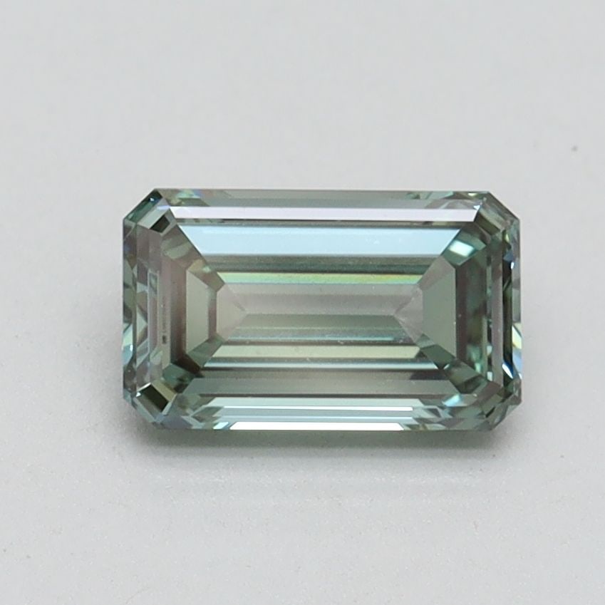 Loose Diamond - EMERALD 1.0ct Fancy Intense Green VS1: Loose Diamond - EMERALD 1.0ct Fancy Intense Green VS1 Source: This is a real non-mined Diamond that has been grown in a lab Shape: EMERALD Carats: 1.0 Color: Fancy Intense Green Certification: IGI Vid