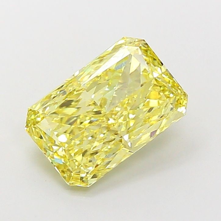 Loose Diamond - RADIANT 3.03ct Fancy Intense Yellow VS1: Loose Diamond - RADIANT 3.03ct Fancy Intense Yellow VS1 Source: This is a real non-mined Diamond that has been grown in a lab Shape: RADIANT Carats: 3.03 Color: Fancy Intense Yellow Certification: IGI