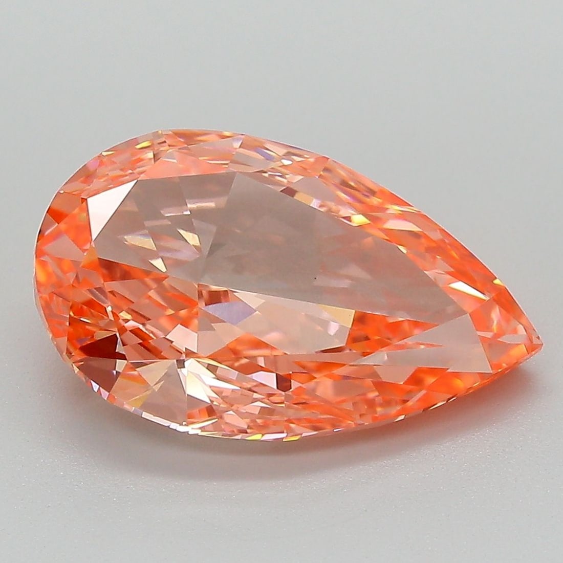Loose Diamond - PEAR 5.15ct Fancy Vivid Pink VVS2: Loose Diamond - PEAR 5.15ct Fancy Vivid Pink VVS2 Source: This is a real non-mined Diamond that has been grown in a lab Shape: PEAR Carats: 5.15 Color: Fancy Vivid Pink Certification: IGI Video: