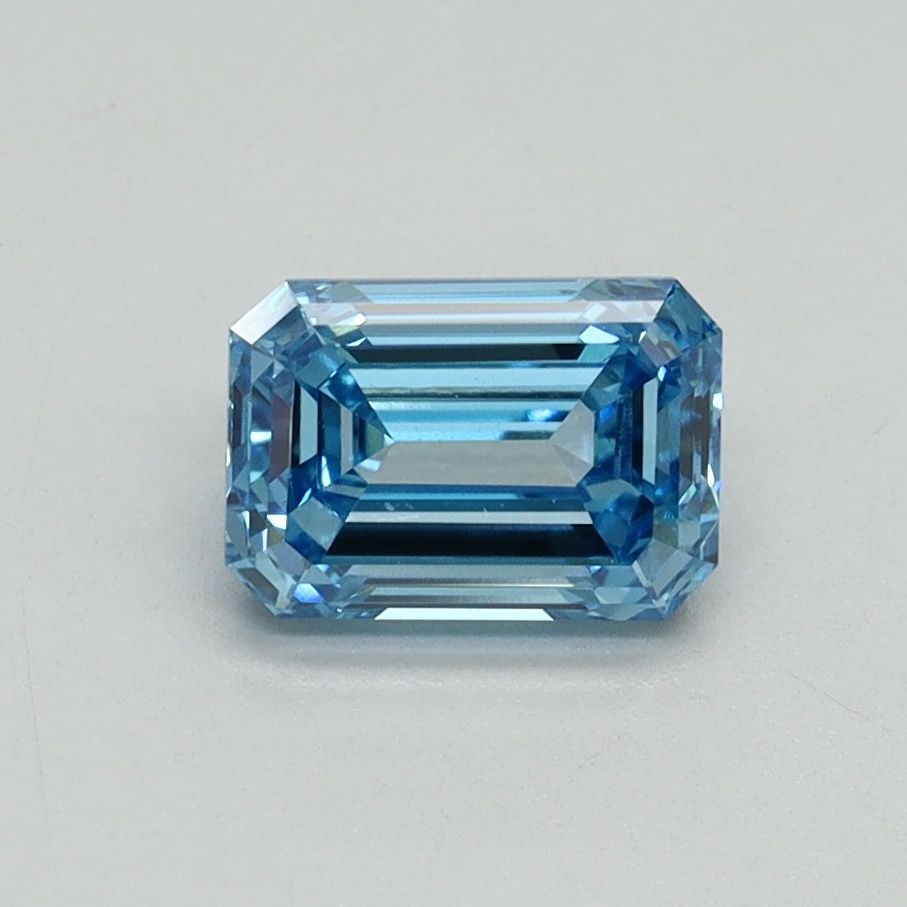 Loose Diamond - EMERALD 1.0ct Fancy Vivid Blue VVS2: Loose Diamond - EMERALD 1.0ct Fancy Vivid Blue VVS2 Source: This is a real non-mined Diamond that has been grown in a lab Shape: EMERALD Carats: 1.0 Color: Fancy Vivid Blue Certification: IGI Video: