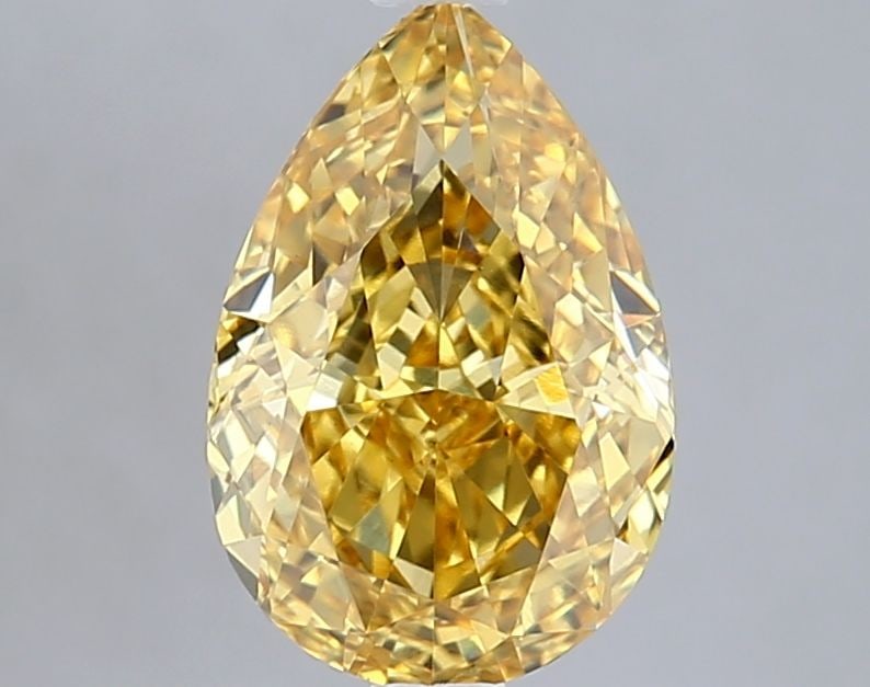 Loose Diamond - PEAR 2.1ct Faint Yellow VVS2: Loose Diamond - PEAR 2.1ct Faint Yellow VVS2 Source: This is a real non-mined Diamond that has been grown in a lab Shape: PEAR Carats: 2.1 Color: Faint Yellow Certification: IGI Video: