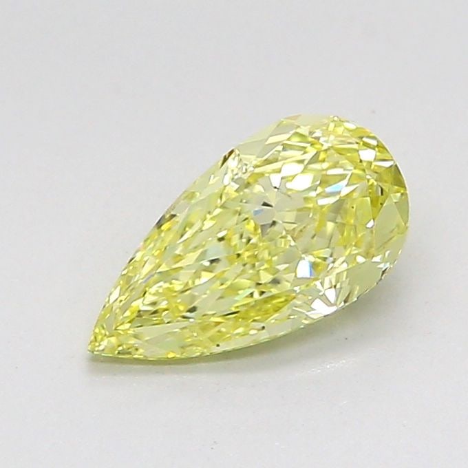 Loose Diamond - PEAR 1.01ct Fancy Yellow SI1: Loose Diamond - PEAR 1.01ct Fancy Yellow SI1 Source: This is a real non-mined Diamond that has been grown in a lab Shape: PEAR Carats: 1.01 Color: Fancy Yellow Certification: IGI Video: