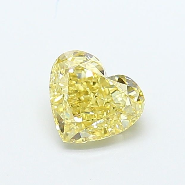 Loose Diamond - HEART 1.02ct Fancy Yellow VS1: Loose Diamond - HEART 1.02ct Fancy Yellow VS1 Source: This is a real non-mined Diamond that has been grown in a lab Shape: HEART Carats: 1.02 Color: Fancy Yellow Certification: IGI Video: