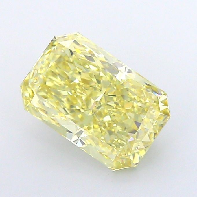 Loose Diamond - RADIANT 5.55ct Fancy Intense Yellow VS1: Loose Diamond - RADIANT 5.55ct Fancy Intense Yellow VS1 Source: This is a real non-mined Diamond that has been grown in a lab Shape: RADIANT Carats: 5.55 Color: Fancy Intense Yellow Certification: IGI