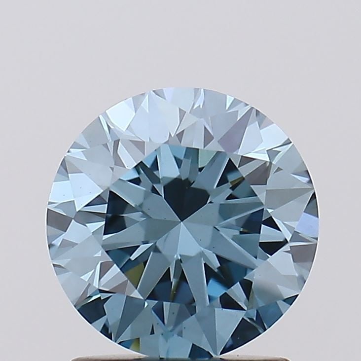 Loose Diamond - ROUND 1.51ct Fancy Vivid Blue VS2: Loose Diamond - ROUND 1.51ct Fancy Vivid Blue VS2 Source: This is a real non-mined Diamond that has been grown in a lab Shape: ROUND Carats: 1.51 Color: Fancy Vivid Blue Certification: IGI Video: