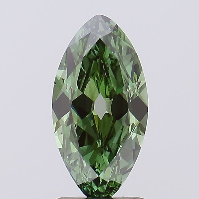 Loose Diamond - MARQUISE 1.36ct Fancy Vivid Green VS2: Loose Diamond - MARQUISE 1.36ct Fancy Vivid Green VS2 Source: This is a real non-mined Diamond that has been grown in a lab Shape: MARQUISE Carats: 1.36 Color: Fancy Vivid Green Certification: NONE Vi