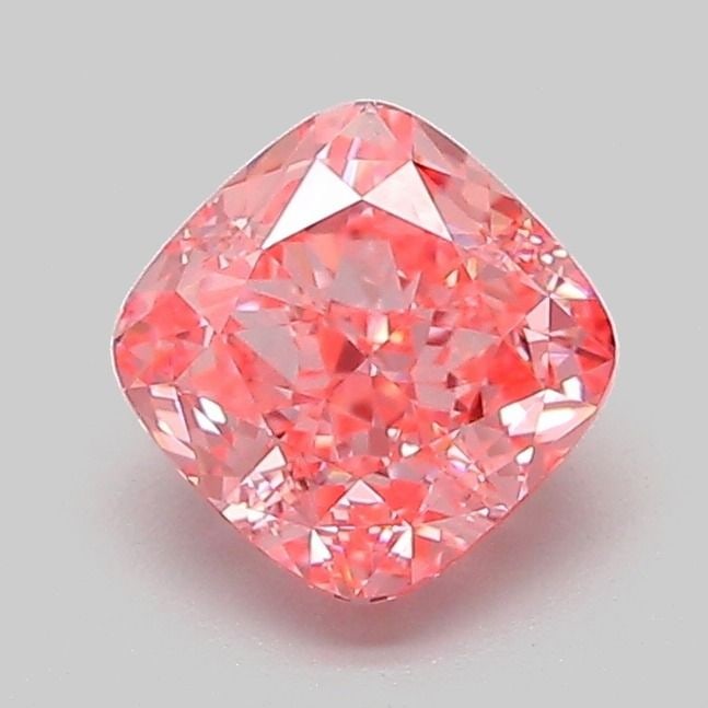 Loose Diamond - CUSHION MODIFIED 1.11ct Fancy Vivid Pink VVS2: Loose Diamond - CUSHION MODIFIED 1.11ct Fancy Vivid Pink VVS2 Source: This is a real non-mined Diamond that has been grown in a lab Shape: CUSHION MODIFIED Carats: 1.11 Color: Fancy Vivid Pink Certifi