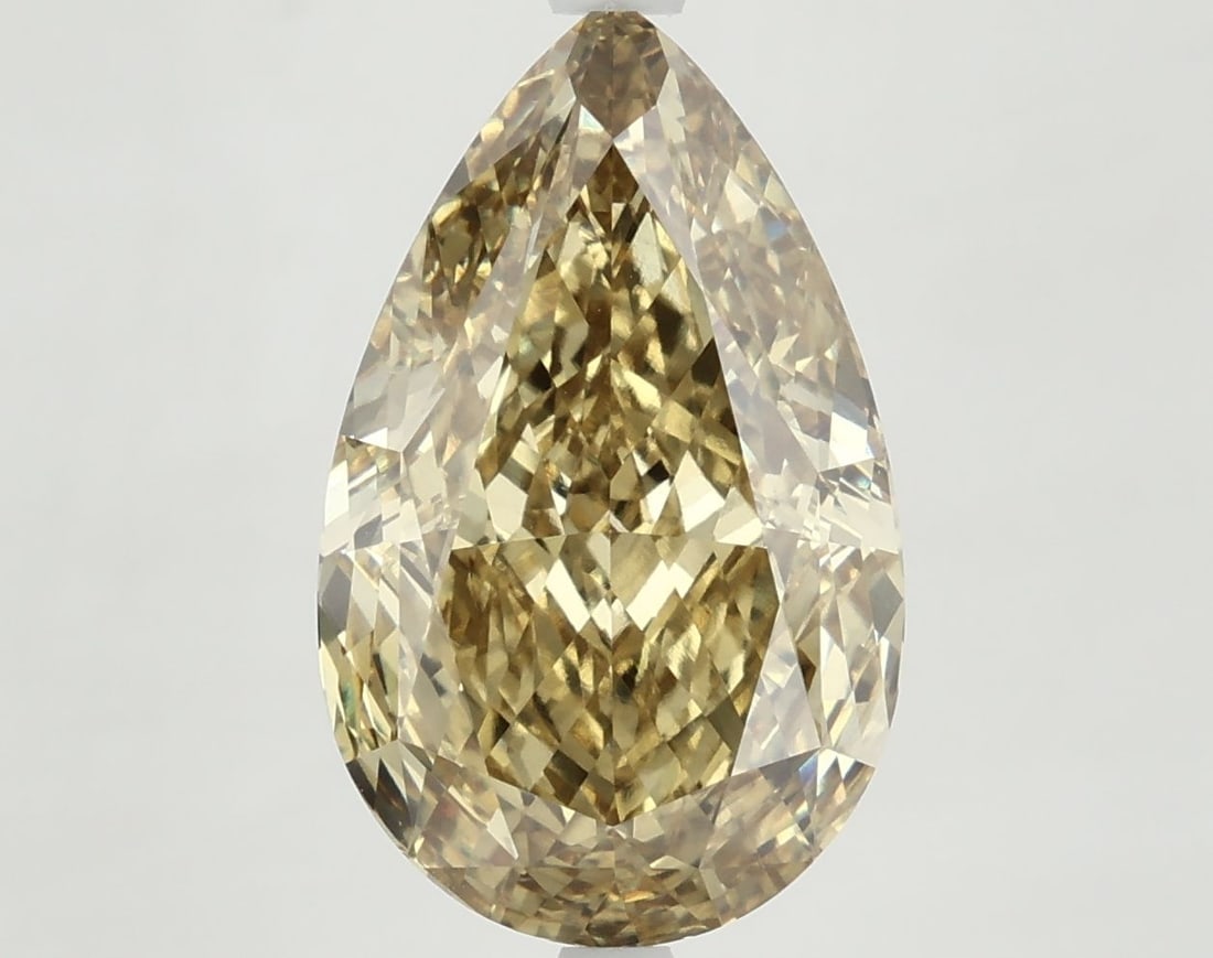 Loose Diamond - PEAR 6.77ct Fancy Vivid Yellow VVS2: Loose Diamond - PEAR 6.77ct Fancy Vivid Yellow VVS2 Source: This is a real non-mined Diamond that has been grown in a lab Shape: PEAR Carats: 6.77 Color: Fancy Vivid Yellow Certification: NONE The Dia